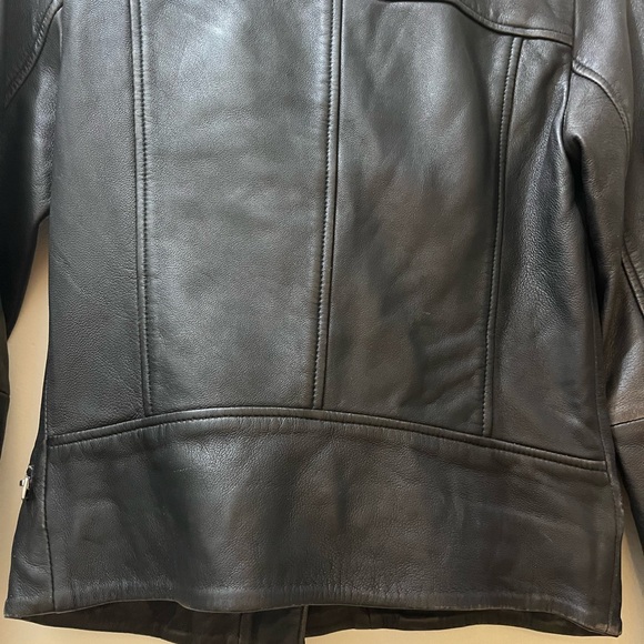 AllSaints Bales Biker Jacket in Black, Size 2 - Picture 15 of 15
